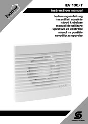 Somogyi home EVZ 100/T Bedienungsanleitung