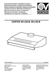 Vortice VORTEX 90-B Betriebsanleitung / Installationshandbuch