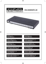 Konig Electronic KN-HDMISPL30 Anleitung