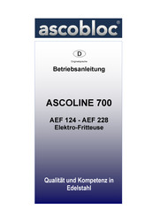ascobloc ASCOLINE 700 Betriebsanleitung