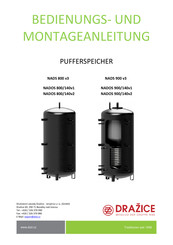 Drazice NADOS 800/140v1 Bedienungs- Und Montageanleitung