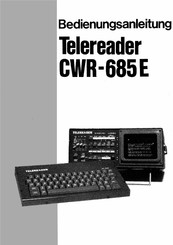 TELEREADER CWR-685E Bedienungsanleitung