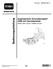 Toro Groundsmaster 3400 30651 Bedienungsanleitung