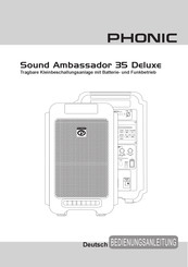 Phonic Sound Ambassador 35 Deluxe Bedienungsanleitung
