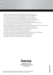 Hama EP1 Bedienungsanleitung