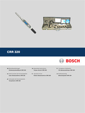Bosch CRR 320 Betriebsanleitungen