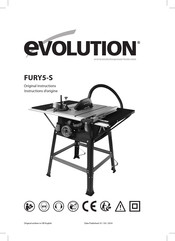 Evolution FURY5-S Bedienungsanleitungen