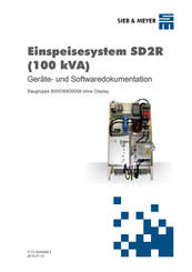 SIEB & MEYER SD2R Geräte- Und Softwaredokumentation
