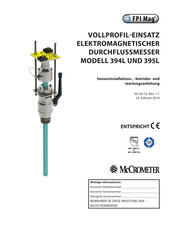 McCrometer 395L Sensorinstallations-, -Betriebs- Und -Wartungsanleitung