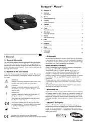 Invacare Matrx Vi Gebrauchsanweisung