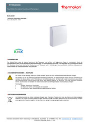 Thermokon FTW04 KNX Datenblatt