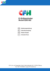 CFH EBG 682 Bedienungsanleitung