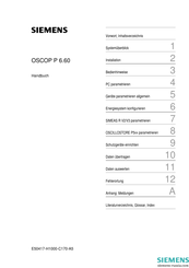 Siemens OSCOP P 6.60 Handbuch