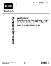 Toro Reelmaster 5010-H 03619 Bedienungsanleitung