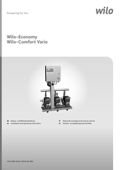 Wilo Wilo-Comfort Vario Einbau- Und Betriebsanleitung