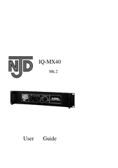 NJD Electronics IQ-MX40 Mk.2 Bedienungsanleitung