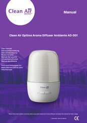 Clean Air Optima Ambiente AD-301 Gebrauchsanweisung