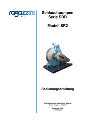 Ragazzini SRL SDR serie Bedienungsanleitung