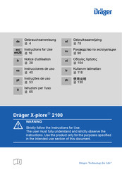 Dräger Dräger X-plore 2100 Gebrauchsanweisung