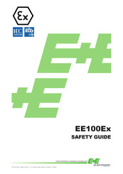 E+E Elektronik EE100Ex Installationsanleitung