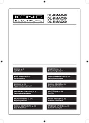 Konig Electronic DL-KMAX50 Anleitung