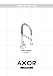 Hansgrohe AXOR Starck Semi-Pro Montageanleitung