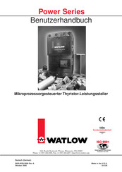 Watlow Power Series Benutzerhandbuch