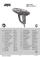 Skil 8005 Hinweise