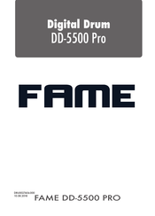 FAME DD-5500 Pro Handbuch