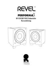 Revel PERFORMA3 B112V2 Kurzanleitung