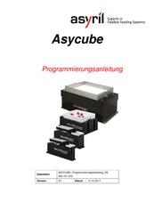 Asyril Asycube 80 Programmierungsanleitung