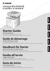 Canon imageRUNNER C1028iF Handbuch Für Starter