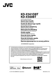 JVC KD-X560BT Quickstart-Anleitung