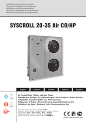 Systemair SYSCROLL Air CO series Installations- Und Wartungshandbuch