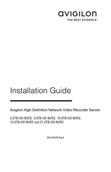 Avigilon 10.0TB-HD-NVR-EC2 Installationsanleitung