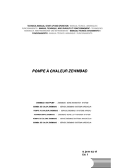 TdA ZEWMBAD UCU30RT Technisches Handbuch, Inbetriebnahme Und Betriebsweise