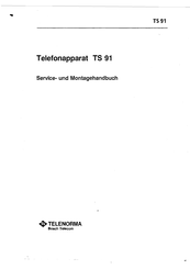 Telenorma TS 91 Service- Und Montagehandbuch