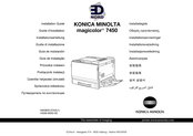 Konica Minolta magicolor 7450 Installationsanleitung
