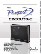 Fender Passport Executive PR 692 Bedienungsanleitung