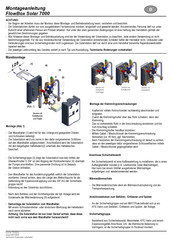 Watts Industries FlowBox Solar 7000 Montageanleitung