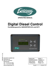 Whisper Power Digital Diesel Control Bedienungsanleitung