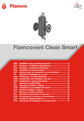 flamco Flamcovent Clean Smart Montage- Und Bedienungsanleitung