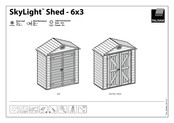Palram SkyLight Shed - 6x3 Deco Montageanleitung