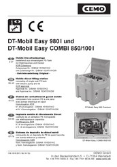 CEMO DT-Mobil Easy COMBI 850/100 Betriebsanleitung