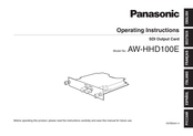 Panasonic AW-HHD100E Bedienungsanleitung