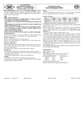 ALCO CONTROLS FSE-01 Betriebsanleitung