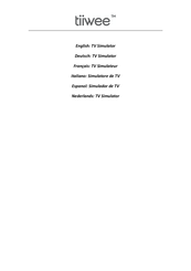Tiiwee TV Simulator Bedienungsanleitung