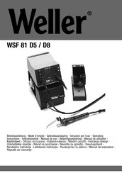 Weller WSF 81 D5 Betriebsanleitung