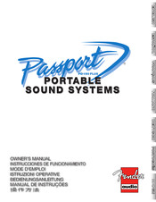 Fender passport PD250 PLUS Bedienungsanleitung