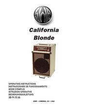 SWR California Blonde Bedienungsanleitung